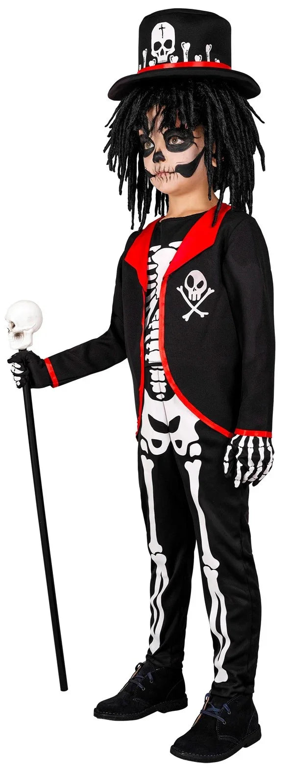 Disfraz de Esqueleto Vudú para Niño Esqueletos Widmann